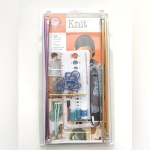 "I Taught Myself to Knit" Kit for beginners and intermediate knitters